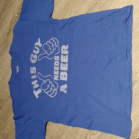 Action Apparel Other - This Guy Needs a Beer Tshirt